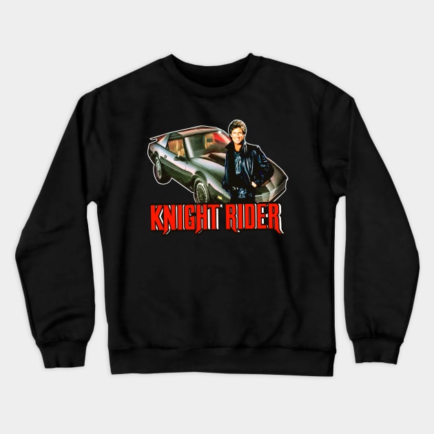 Knight Rider Crewneck Sweatshirt by Niko Neon